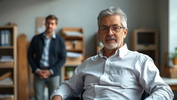 Pessoa com deficiência em ambiente de trabalho acessível, representando proteção de emprego e direitos trabalhistas